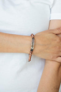 Mom Squad - Copper Paparazzi Bracelet