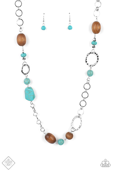 Prairie Reserve - Blue Paparazzi Necklace