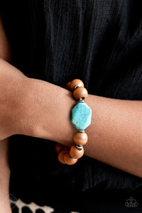 Abundantly Artisan - Blue Paparazzi Bracelet