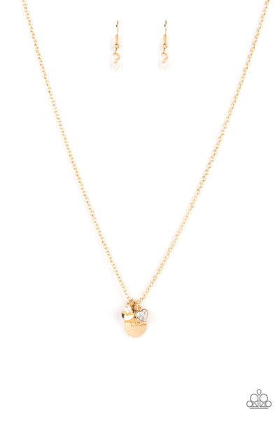 Super Mom - Gold Paparazzi Necklace