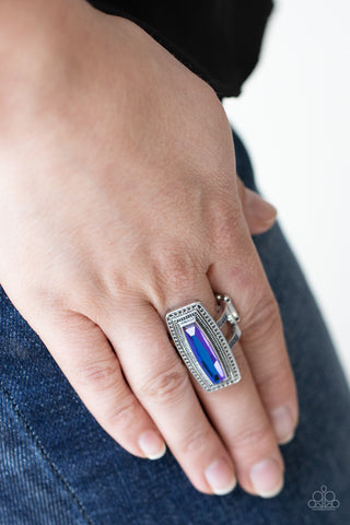 Luminary Luster - Blue Paparazzi Ring