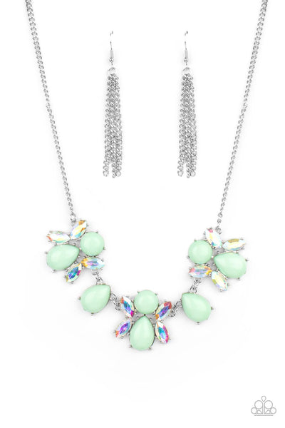 Galaxy Gallery - Green Paparazzi Necklace