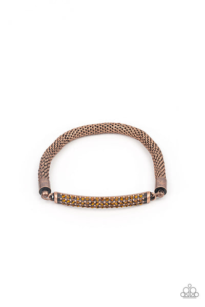 Fearlessly Unfiltered - Copper Paparazzi Bracelet