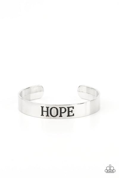 Hope Makes The World Go Round - Silver Paparazzi Bracelet