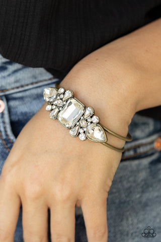 Call Me Old-Fashioned - Brass Paparazzi Bracelet