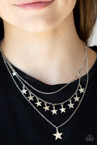 Americana Girl - Silver Paparazzi Necklace