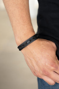 Macho Mystery - Black Paparazzi Bracelet