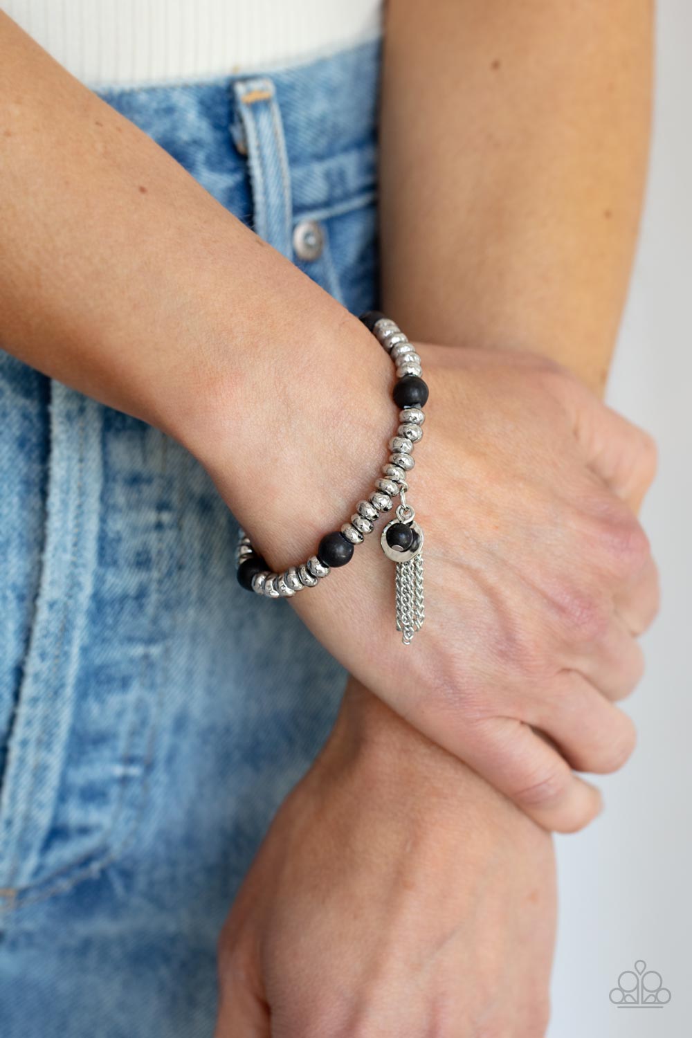 Whimsically Wanderlust - Black Paparazzi Bracelet