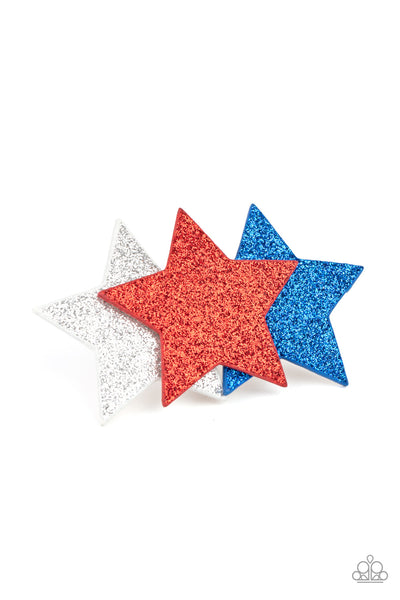 Happy Birthday, America - Multi Paparazzi Hair Clip