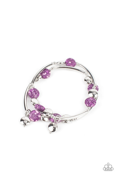 Terrazzo Territory - Purple Paparazzi Bracelet