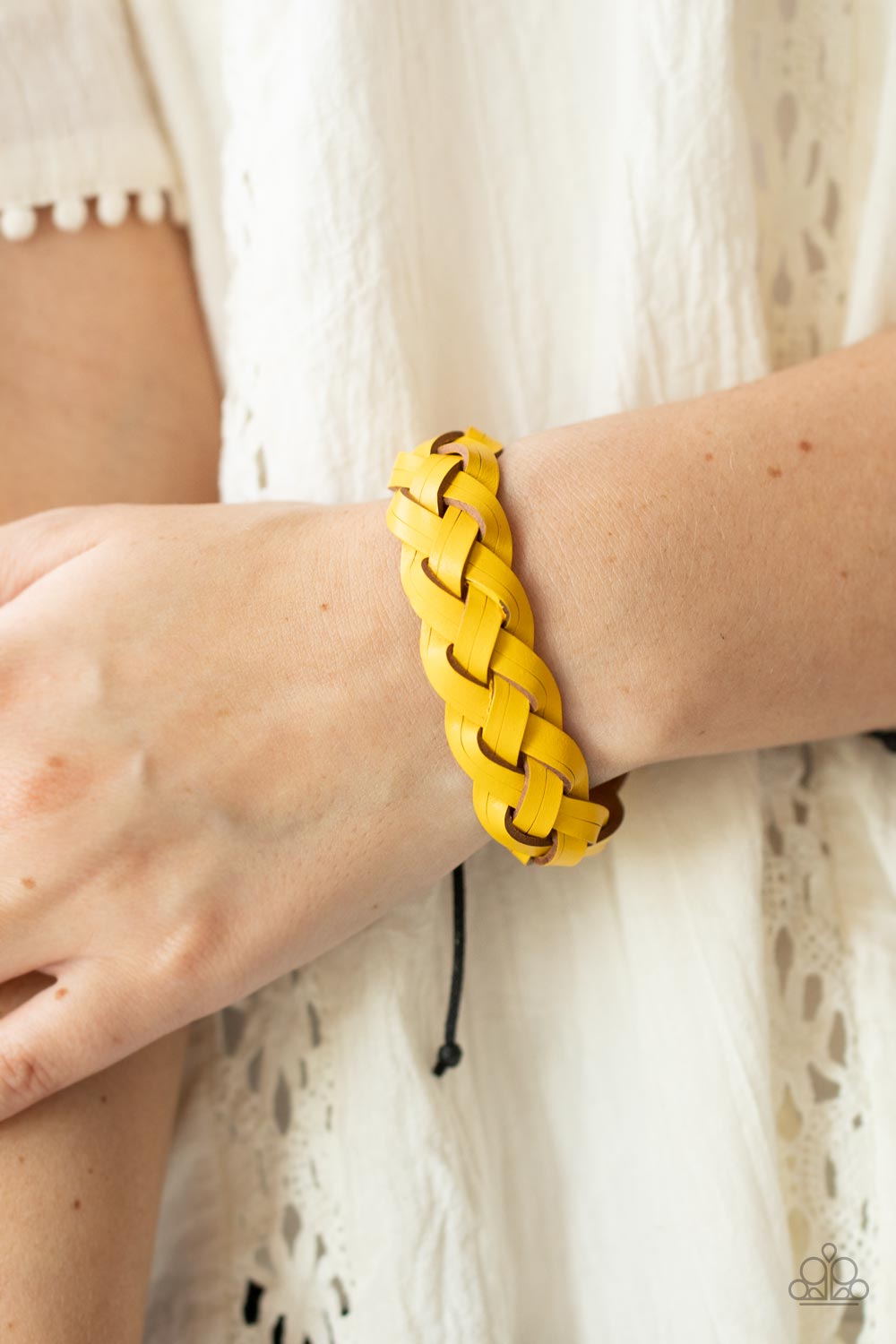 SoCal Summer - Yellow Paparazzi Bracelet