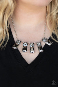 Celestial Royal - Silver Paparazzi Necklace