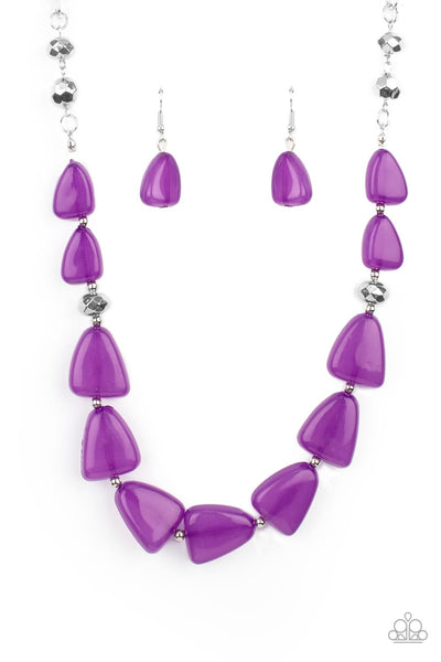 Tenaciously Tangy - Purple Paparazzi Necklace