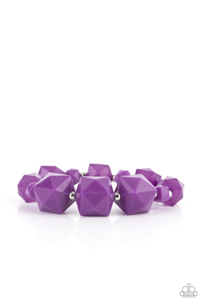 Trendsetting Tourist - Purple Paparazzi Bracelet