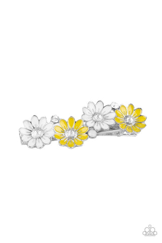 Ok, BLOOMER - Yellow Paparazzi Hair Clip