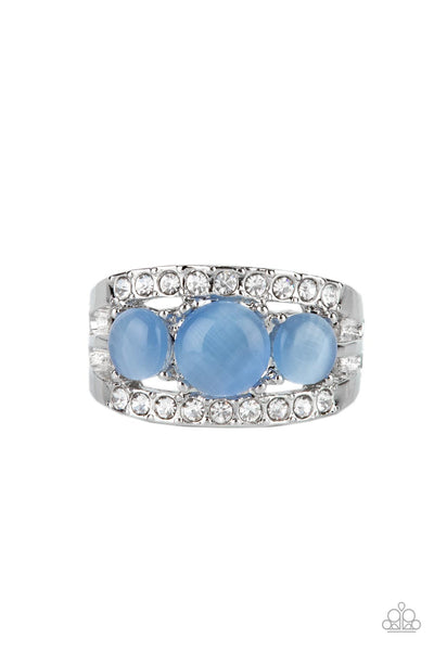 Majestically Mythic - Blue Paparazzi Ring