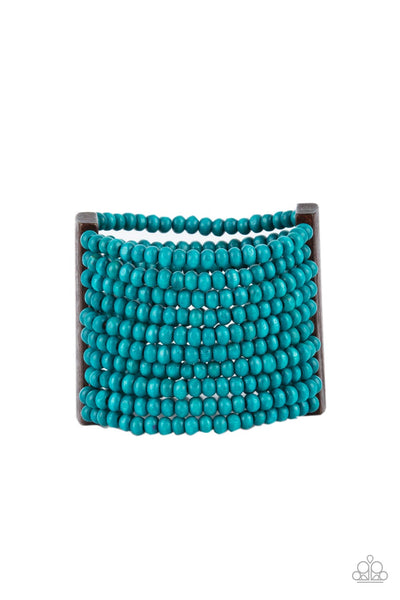 Waikiki Wonderland - Blue Paparazzi Bracelet