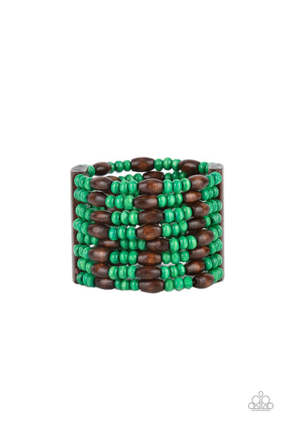 Tropical Nirvana - Green Paparazzi Bracelet