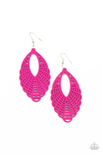 Tahiti Tankini - Pink Paparazzi Earrings