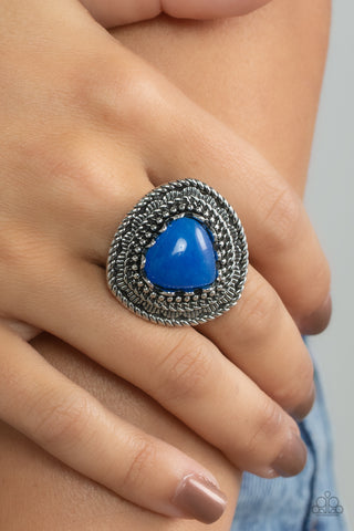 Genuinely Gemstone - Blue Paparazzi Ring