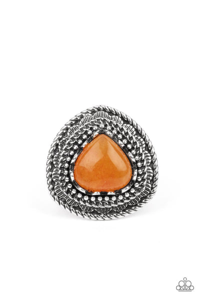 Genuinely Gemstone - Orange Paparazzi Ring