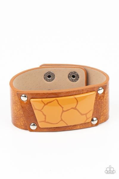 Geo Glamper - Brown Paparazzi Bracelet