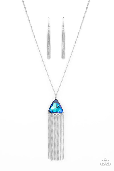 Proudly Prismatic - Blue Paparazzi Necklace