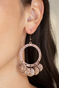 Trinket Tease - Copper Paparazzi Earring