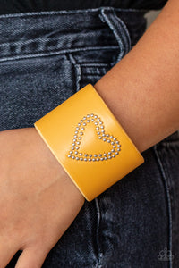 Rodeo Romance - Yellow Paparazzi Bracelet