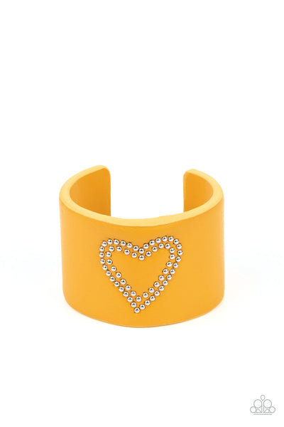 Rodeo Romance - Yellow Paparazzi Bracelet