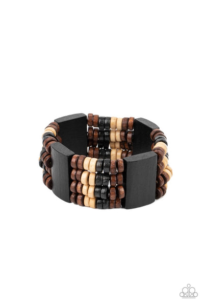 Aruba Attire - Black Paparazzi Bracelet