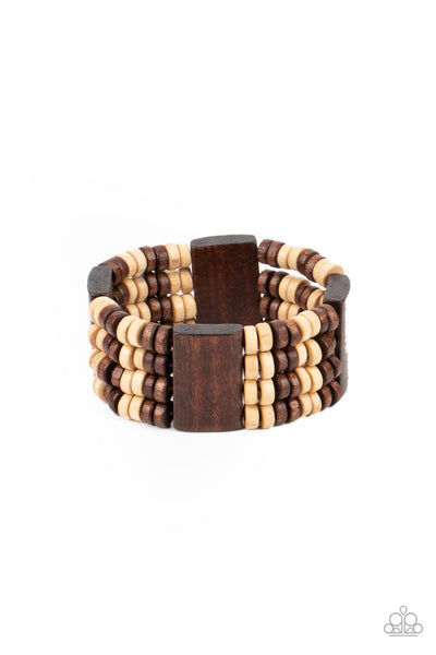 Aruba Attire Brown Paparazzi Bracelet