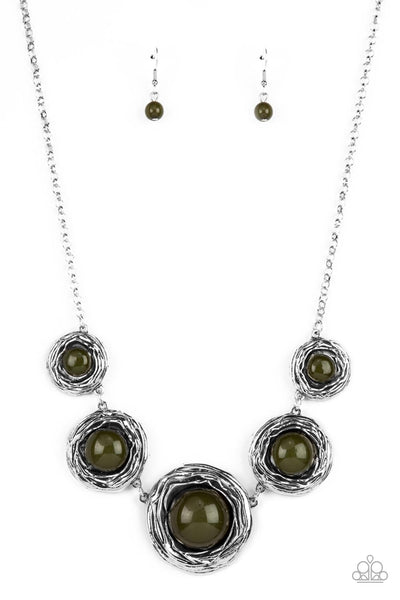 The Next NEST Thing - Green Paparazzi Necklace