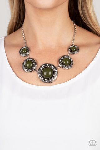 The Next NEST Thing - Green Paparazzi Necklace