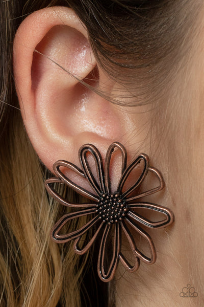 Artisan Arbor - Copper Paparazzi Earrings