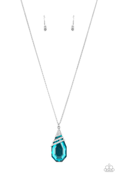 Demandingly Diva - Blue Paparazzi Necklace