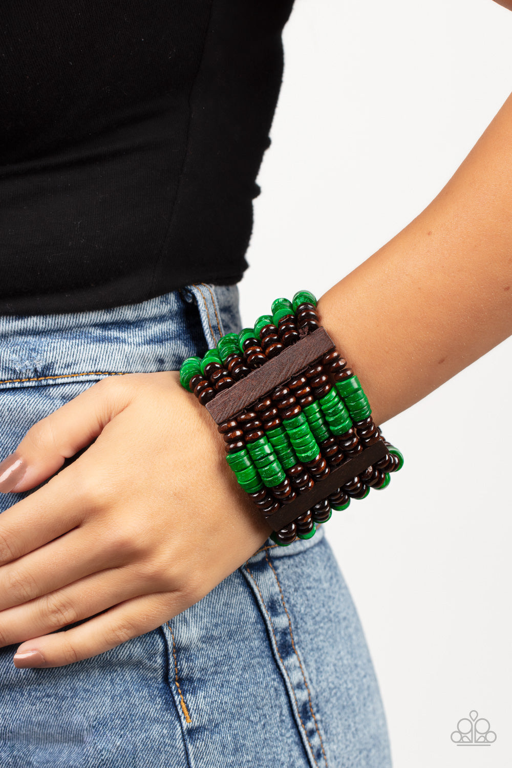 Vacay Vogue - Green Paparazzi Bracelet