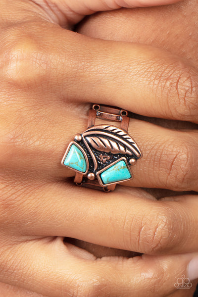 Make the NEST of It - Copper Paparazzi Ring