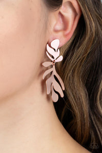 Palm Picnic - Copper Paparazzi Earrings