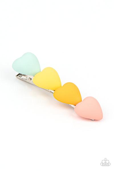 HEART to Please - Multi Paparazzi Hair Clip