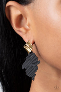 Crimped Couture - Gold Paparzzi Earrings