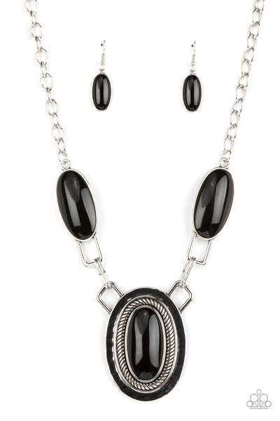 Count to TENACIOUS - Black Paparazzi Necklace