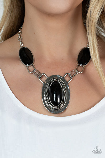 Count to TENACIOUS - Black Paparazzi Necklace