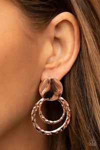 Ancient Arts - Copper Paparazzi Earring