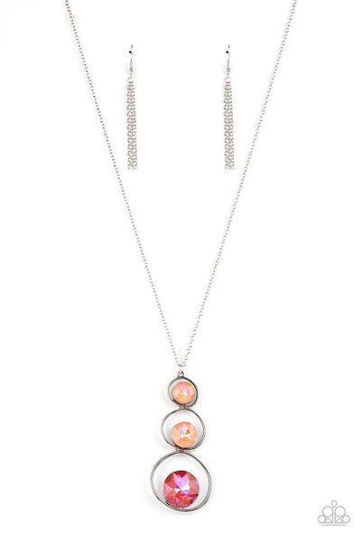 Celestial Courtier - Orange Paparazzi Necklace