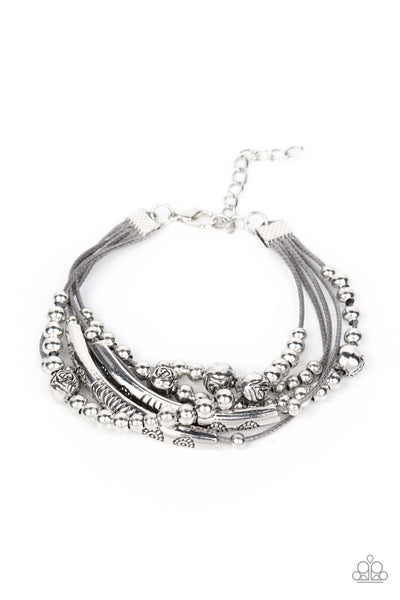 Wanderlust Wanderess - Silver Paparazzi Bracelet