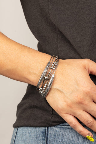 Wanderlust Wanderess - Silver Paparazzi Bracelet