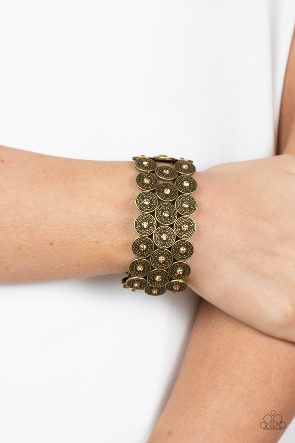 Forgotten Treasure - Brass Paparazzi Bracelet