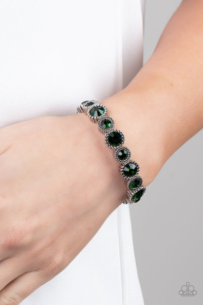 Phenomenally Perennial - Green Paparazzi Bracelet