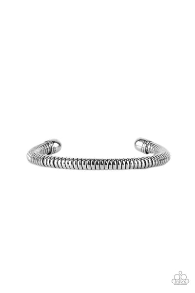 Turbocharged - Silver Paparazzi Bracelet